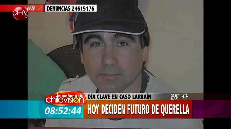 Caso Larraín: Hoy se decide si la madre de Hernán Canales podrá querellarse