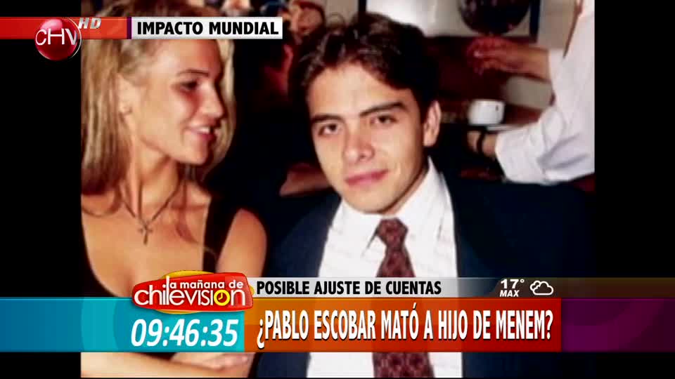 Asesinar Acelerar cabina Pablo Escobar mató a hijo de Carlos Menem? - Chilevisión