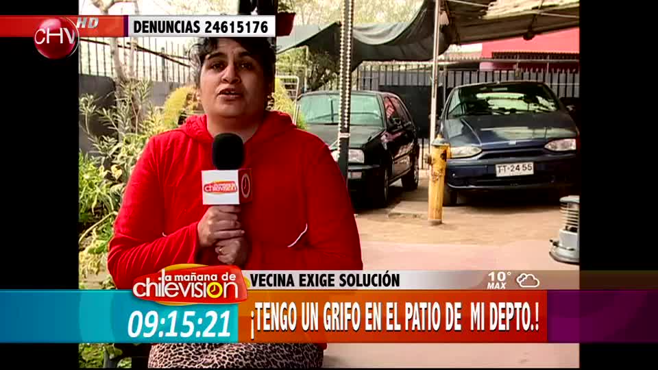 Tienen un grifo dentro de su patio desde hace 18 años