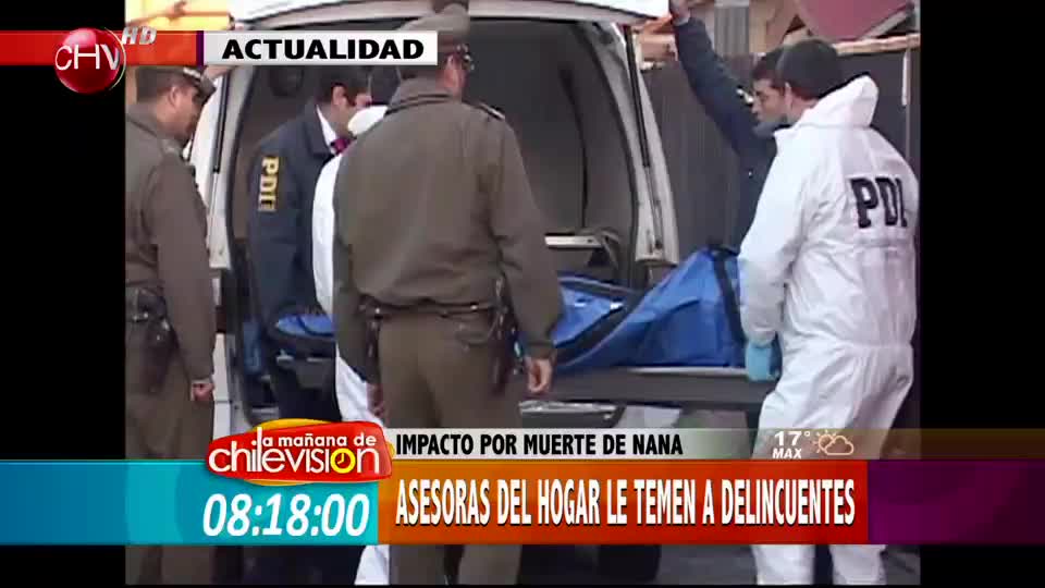 Nanas atemorizadas tras muerte de asesora del hogar en Talcahuano