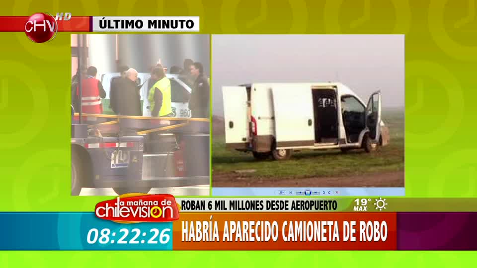 Roban cerca de $6 mil millones a camión de valores en el aeropuerto de Santiago