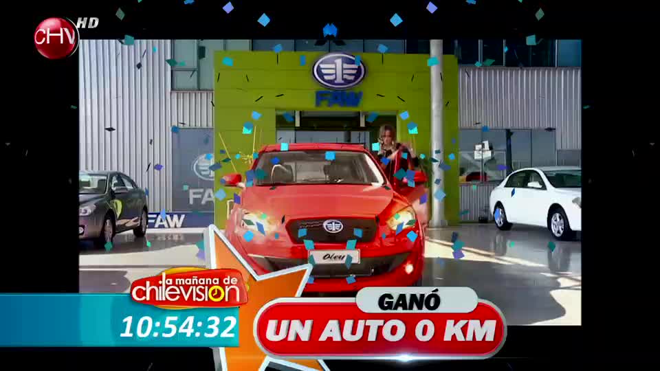 Ana Villegas se llevó el primer auto FAW a Chillán