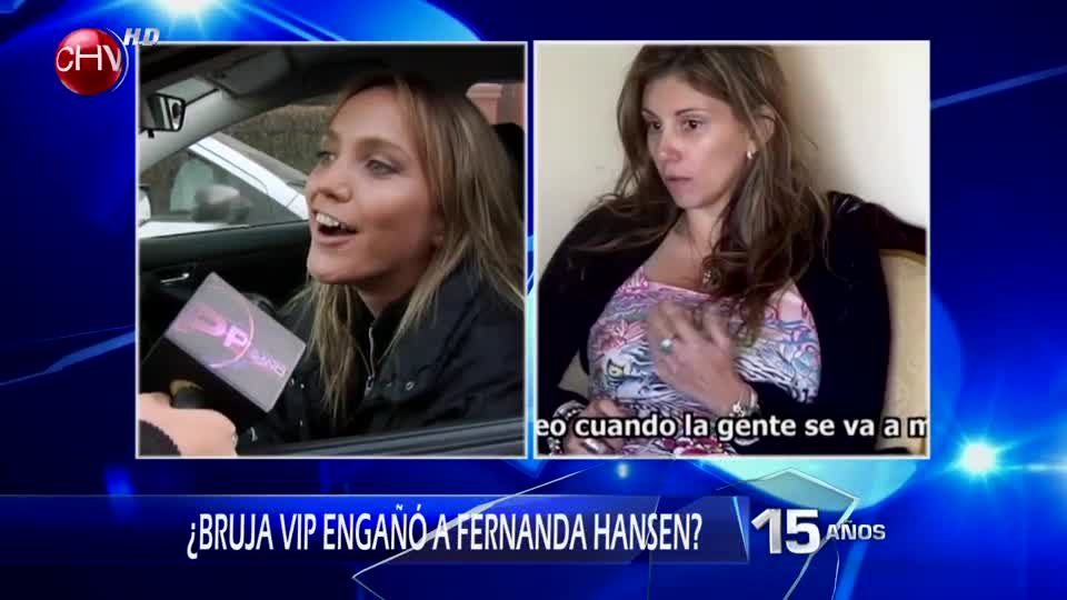 Falsa vidente intentó llevar un mensaje de Camiroaga a Fernanda Hansen