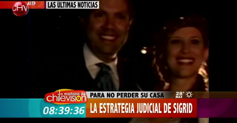 Sigrid Alegría hace lo posible para no perder su casa por deudas de su ex