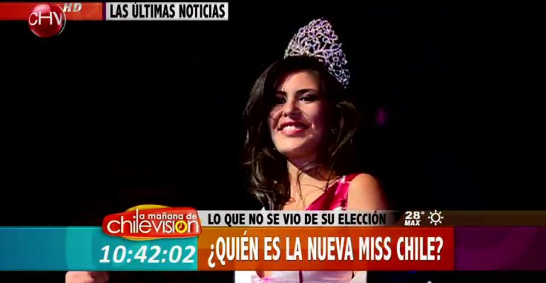 Mira todo lo que no se vio en la elección de la nueva Miss Chile