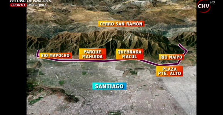 Falla de San Ramón podría ocasionar terremoto de gran magnitud en Santiago