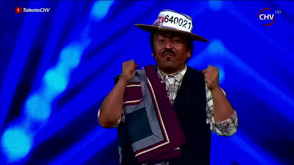 El Huaso Jacinto hizo reír con su rutina al jurado de Talento Chileno