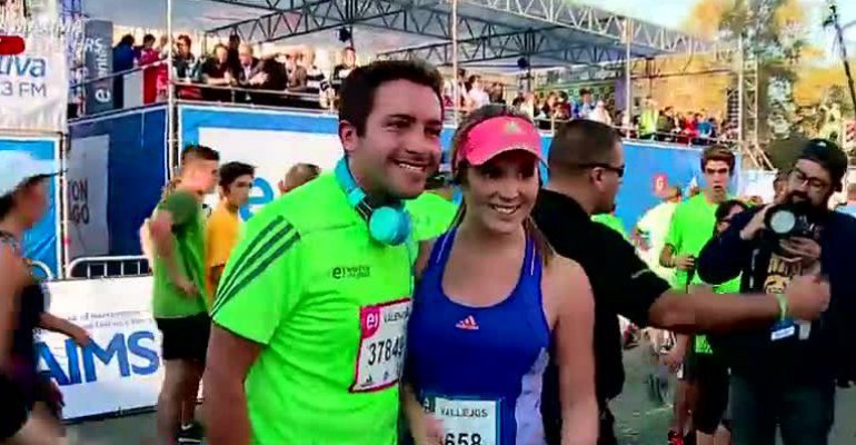 Famosos dijeron presente en la Maratón de Santiago 2015