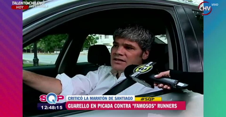 Guarello criticó duramente a la Maratón de Santiago y a los famosos runners
