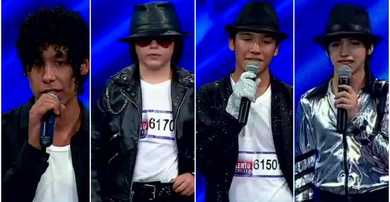 Mira los participantes que imitaron a Michael Jackson en Talento Chileno