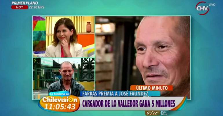 Ganador de premio de Farkas donará un millón de pesos a damnificados del norte