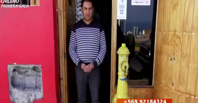 Solo pasa en Chile: Iquiqueño tiene un grifo en la entrada de su casa