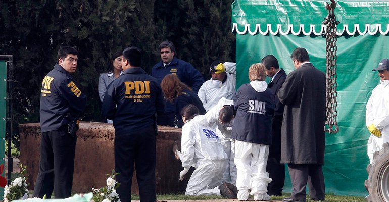 Hijos de Gervasio asistieron a exhumación de su cuerpo a 25 años de su muerte