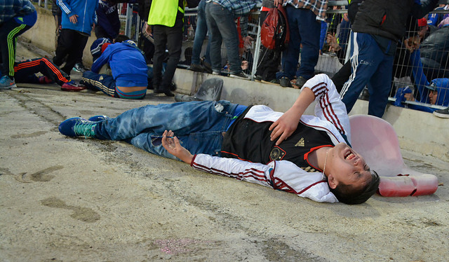 Heridos y detenidos tras graves accidentes en partido de Copa Chile