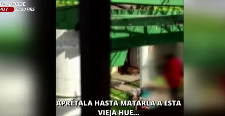 Imágenes demostraron la agresión a una abuelita en hogar de Maipú