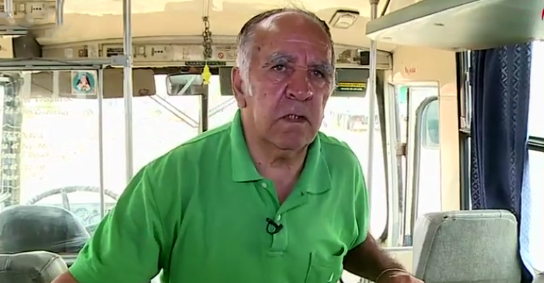 Hombre ganó 400 millones y hoy vive en una micro abandonada