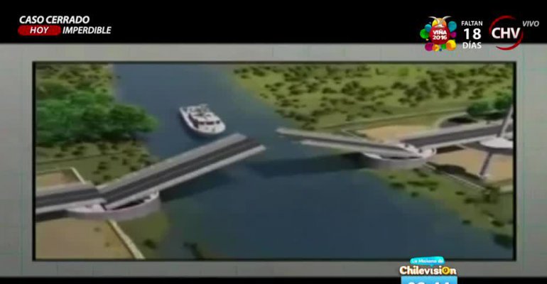 Error del Puente Cau Cau se convierte en un gran atractivo turístico