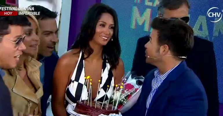 Pamela Díaz celebró sus 35 años y estas son sus mejores locuras en Viña 2016