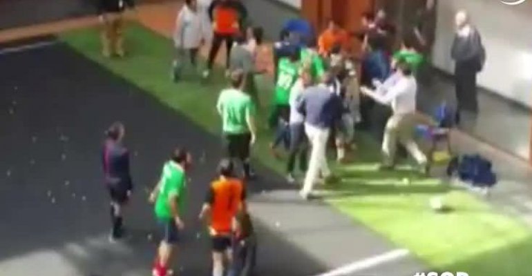 Los videos de la escandalosa final de fútbol de Canal 13 - Parte 2