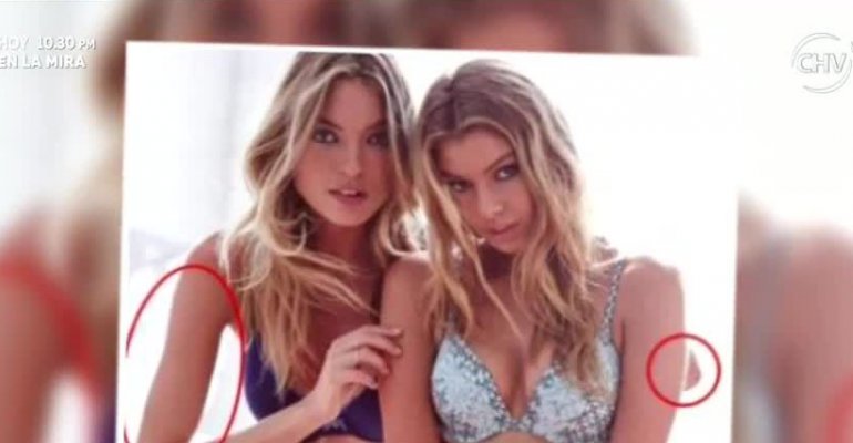 Fail de Victoria's Secret con excesivo Photoshop