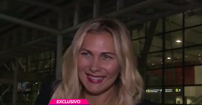 María Alberó viajó a Miami sin Iván Zamorano