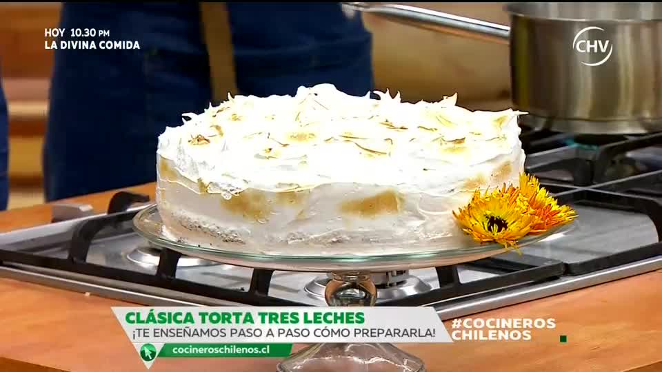Carola Correa nos enseñó a preparar una Torta Tres Leche - Parte 4
