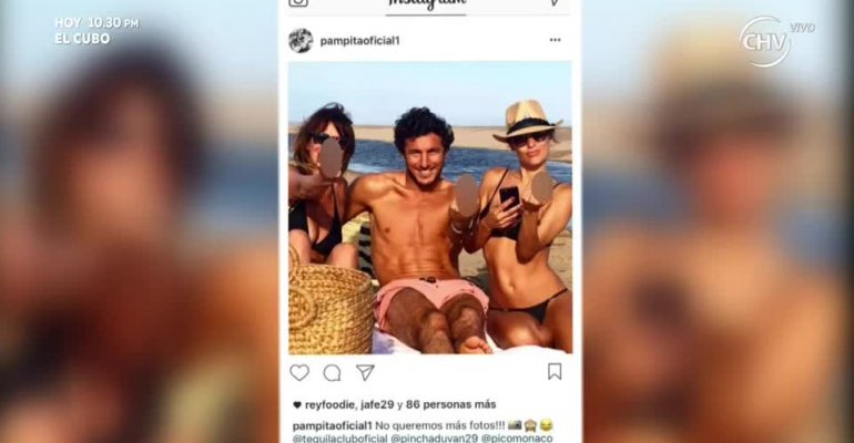 Pampita y Pico Mónaco dedicaron dedo del medio a prensa