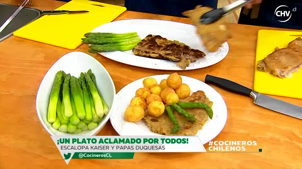 Escalopa Kaiser con Papas Duquesas por Doctor Pichangas - Parte 3