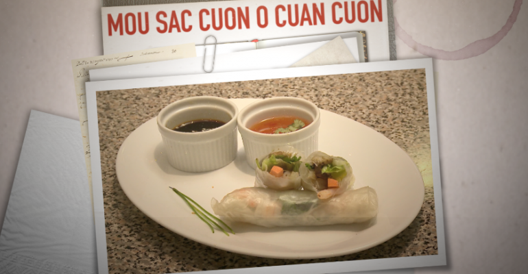 Nicole Block empezó su velada con Rollitos Arcoíris