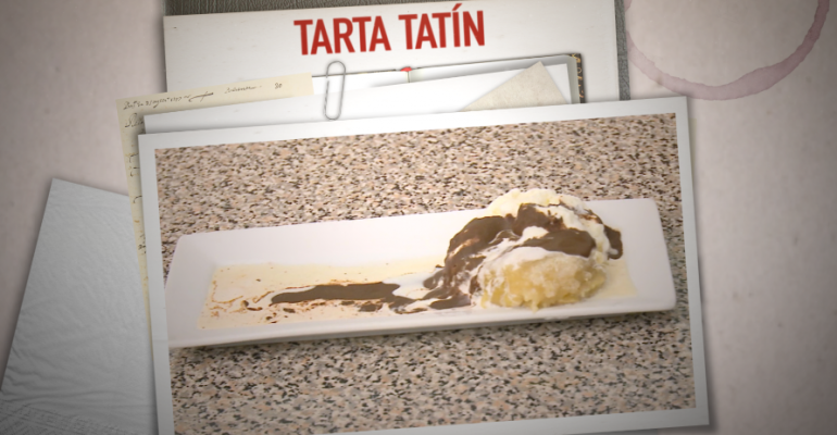 La Tarta Tatín que preparó Felipe Izquierdo en La Divina Comida