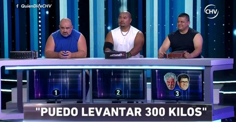 Tres concursantes aseguran que pueden levantar 300 kilos