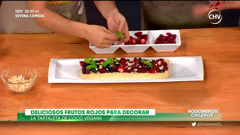 Elvira Cristi preparó una exquisita tartaleta de coco vegana sin gluten - Parte 3