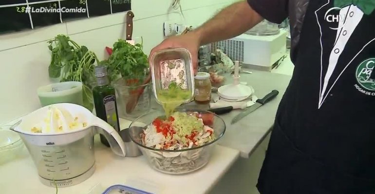 Pablo Zúñiga y su ceviche 