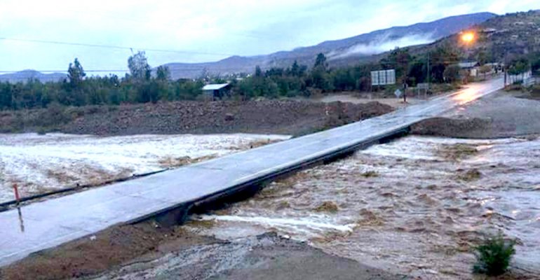 Aumento de caudal en estero Punitaqui provoca alerta Chilevisión