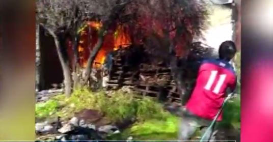 Vecinos de Quinta Normal preocupados por pirómano