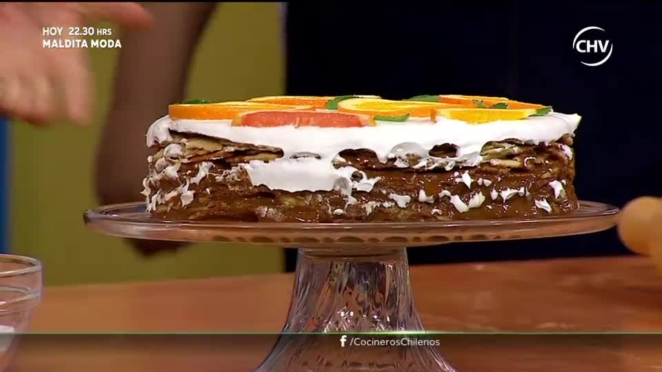 Torta de mil hojas:Una receta dulce para la once de invierno - Parte 3