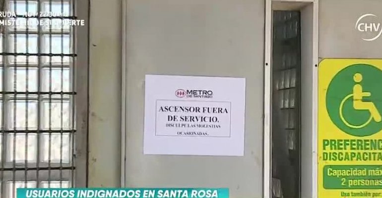 Usuarios indignados con estaciones de metro sin ascensores