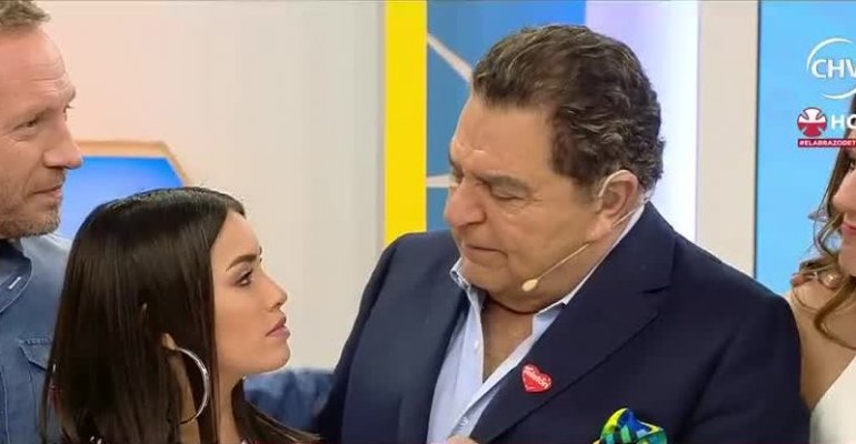 Lali Espósito estuvo junto a los animadores de la Matinatón