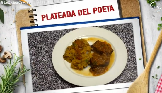 Plateada del poeta fue el plato de fondo de Pablo Mackenna