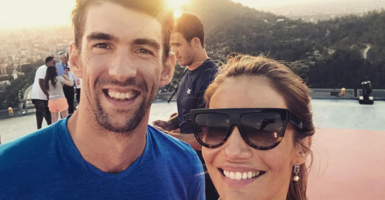 Carolina De Moras entrevistó al nadador Michael Phelps