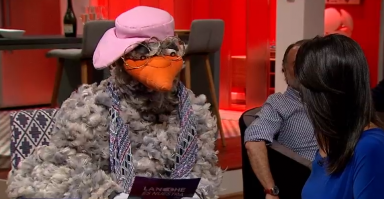 Guru Guru imitó a Pedro Engel en La Noche es Nuestra