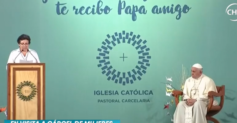 Nelly León confesó cómo fue la visita del Papa en la cárcel