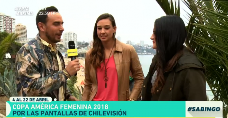 La arquera y delantera de las Rojitas estuvieron con Sabingo