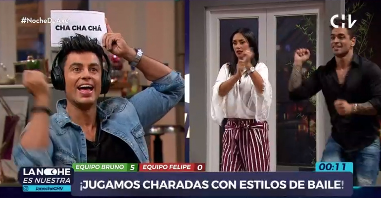 Duelo de bailarines brasileños en La Noche es Nuestra