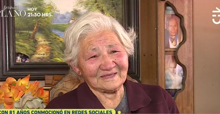 Abuelita de 81 años conmovió con su historia de esfuerzo