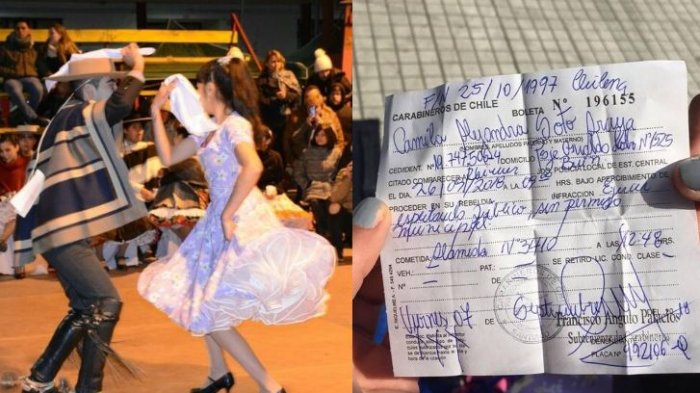 “Espectáculo público sin permiso”: Jóvenes fueron multados por carabineros por bailar cueca en Estación Central