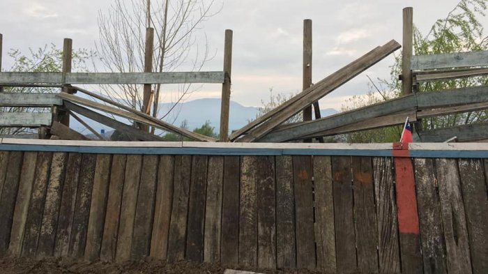 Caída de gradería en una medialuna dejó varias personas heridas en Graneros