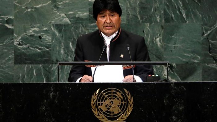 Otra vez Evo Morales llevó a la ONU el fallo en La Haya: Pidió que los Estados miembros lo acompañen