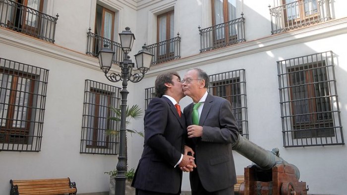 Pareja de Ítalo Passalacqua: 