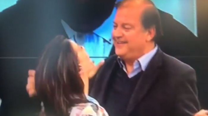La incómoda reacción de Tonka Tomicic cuando Francisco Vidal quiso despedirse de beso